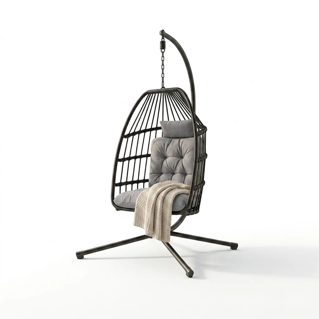Fauteuil Suspendu Stable et Gain de Place pour Petit Jardin ou Balcon