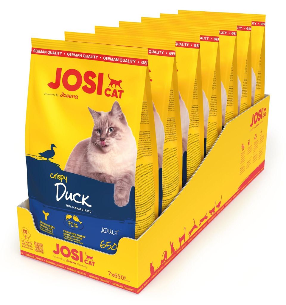 Josera JosiCat Crispy Duck Grainfree Premium - cibo secco Immagine del prodotto 