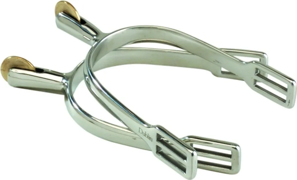 Éperons doux Korsteel WB619 Argent Femme pour chevaux sensibles