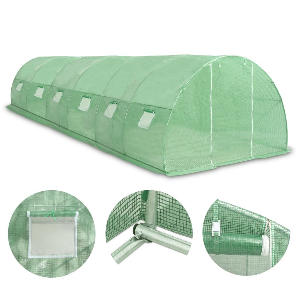 vidaXL Serra 27m² 900x300x200 cm Immagine del prodotto 