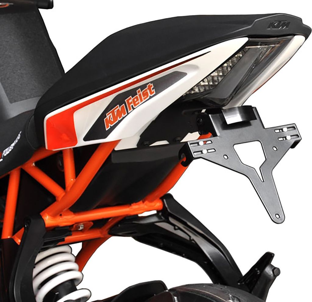 ZIEGER Kennzeichenhalter kompatibel mit KTM RC 125 BJ 2014-18 / RC 200 BJ 2014-17 / RC 390 BJ 2014-18