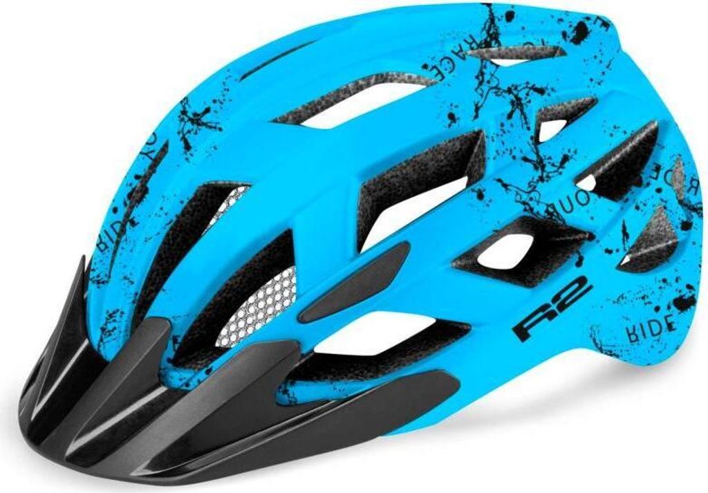 R2 Lumen Junior Helmet Matt Blue/Black S Kinder fahrradhelm