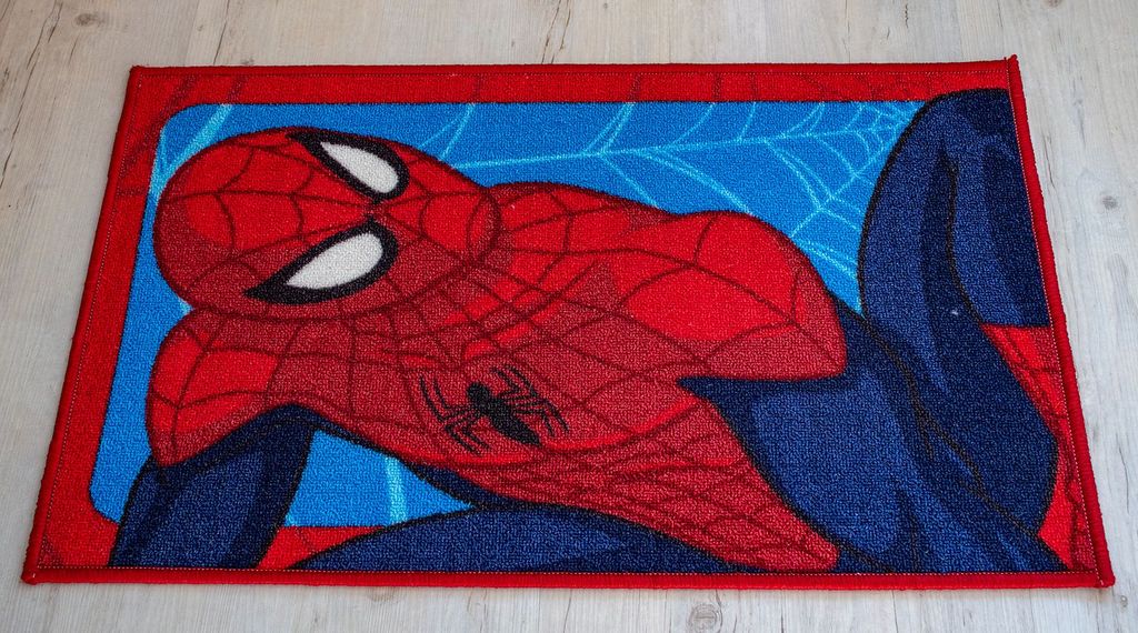 Spiderman Teppich Kinderteppich 80x50cm Produktbild 3