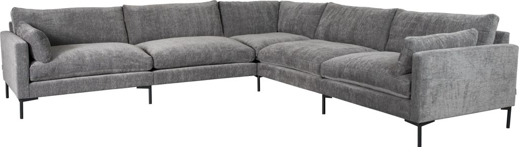 Zuiver Summer Ecksofa 7-Sitzer Anthrazit