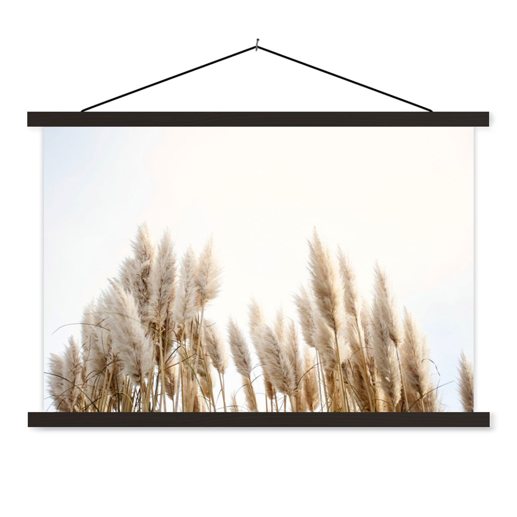 MuchoWow Textilposter Körnung - Himmel - Pastell 150x100 cm mit schwarzem Rahmen - Schlafzimmer