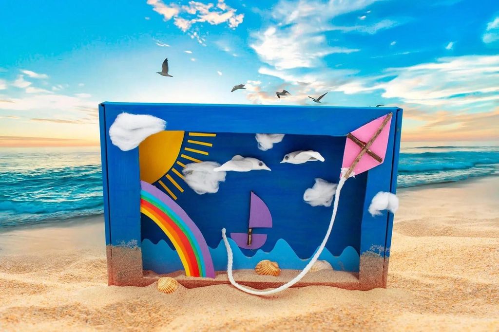 Little Creations Bastelset Strand Natur DIY kreatives Spielzeug