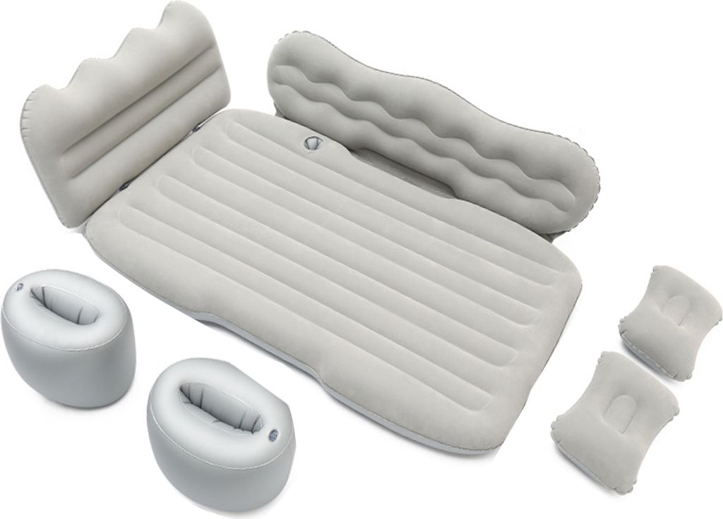 Auto SUV Luftmatratze Bewegliche Dickere Luftbett Auto Matratze für Reisen Camping Outdoor Aktivitäten (Schwarz), 130cm*85cm*30cm, Thickness:12cm