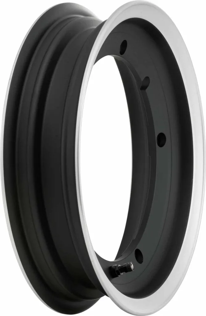 Jante de scooter 11 pouces tubeless noire mate SIP pour montage facile