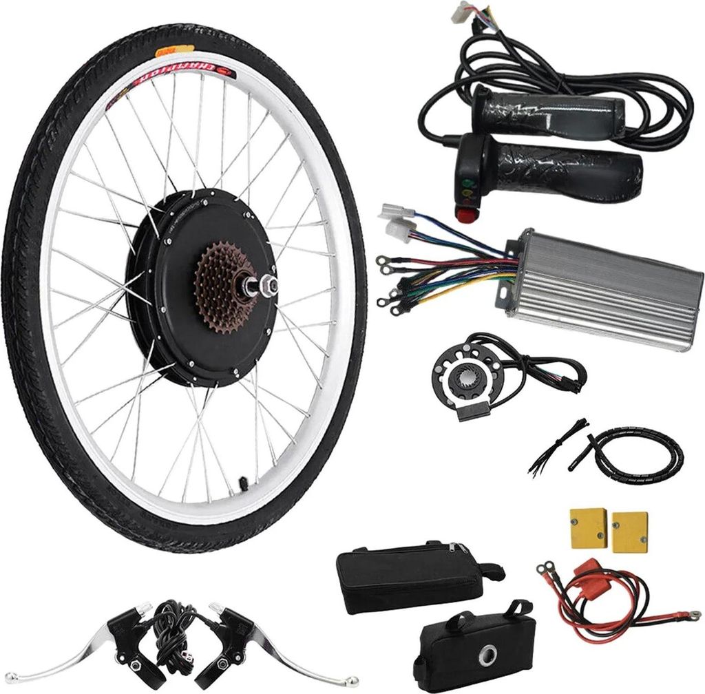 E-Bike Umbausatz - Hinterrad-Nabenmotor 48V 1000W - 66 cm Produktbild 