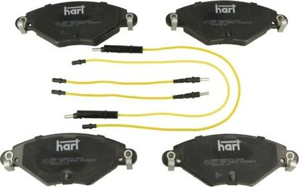 HART 221 100 Bremsbelagsatz, Scheibenbremse OE 425346 kompatibel mit C5