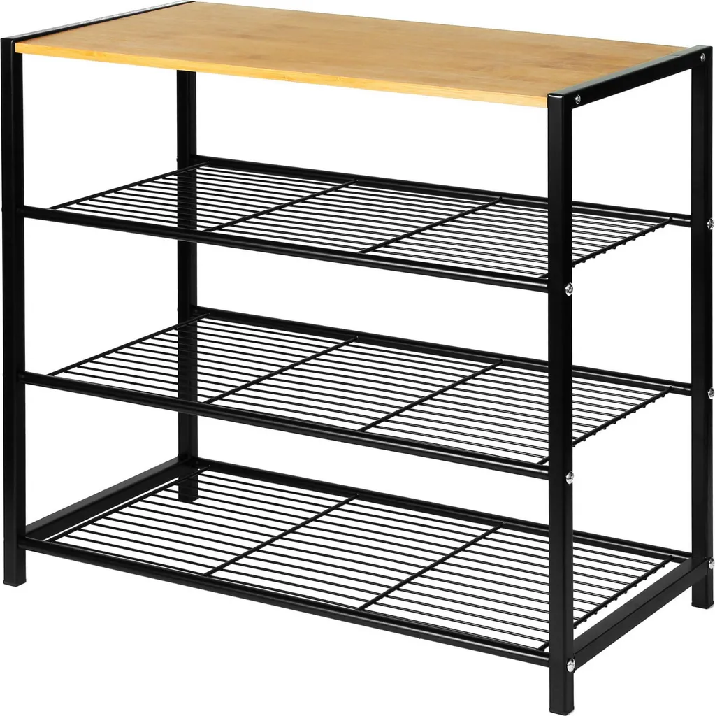 Étagère à chaussures 4 niveaux Brunbeste BB-3394 - Support 60x30x56 cm