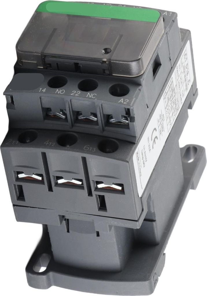 LC1D18 Wechselstromschütz, 380 V Nennspannung, Niederspannungs-Industrie-Wechselstromschütz, 18 A, 24 V Spulenspannung