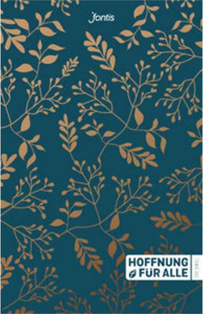Bible Hoffnung für alle édition Golden Leaves couverture rigide premium