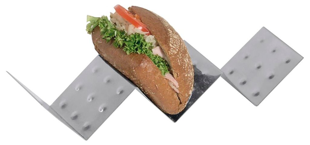 CONTACTO Snackablage, Höhe: 55 mm, Länge: 330 mm, Breite: Produktbild 
