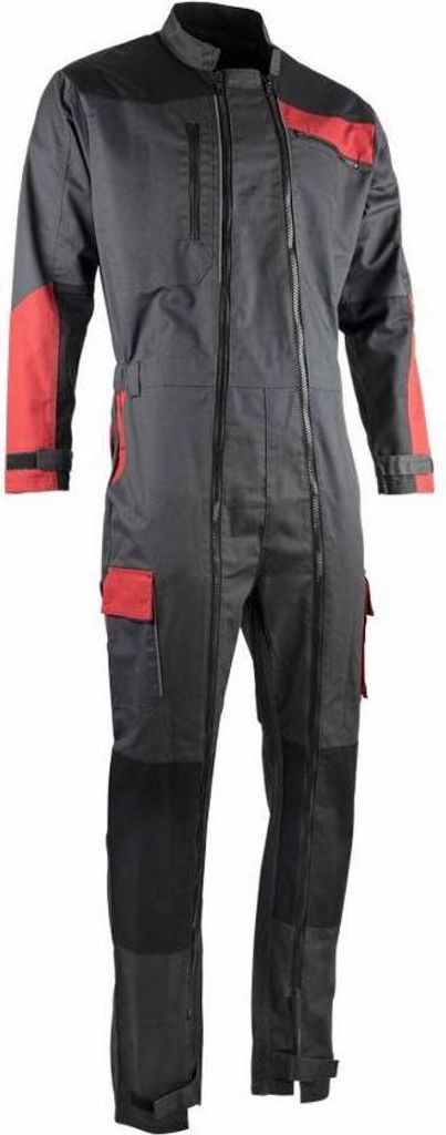 Sesam-Overall LMA Dunkelgrau/Schwarz/Rot T.3 - 4130