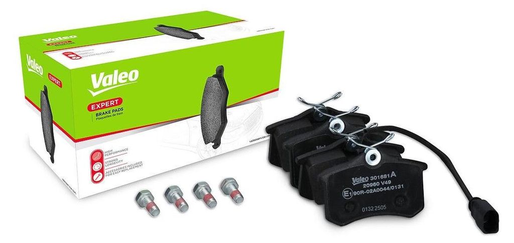 Bremsbelagsatz Scheiben hinten 17 mm VALEO für u.a. VW SHARAN