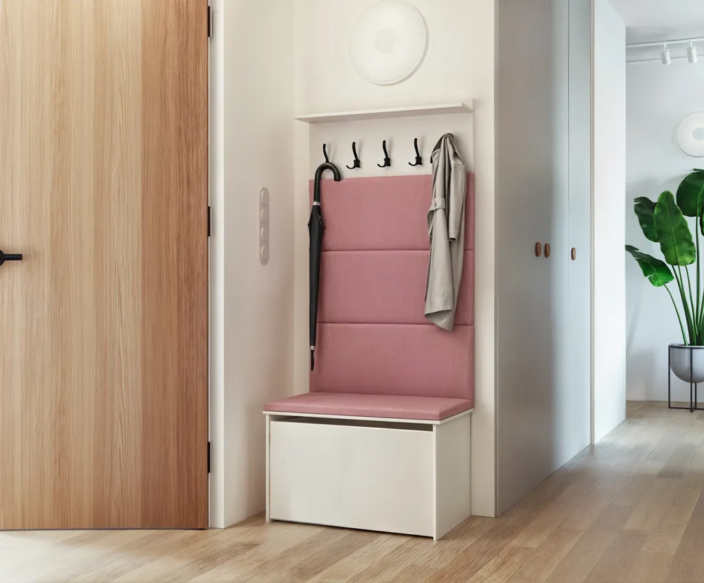 Gagnez de la place : Porte-chaussures ANDY avec siège pour entrée rangée