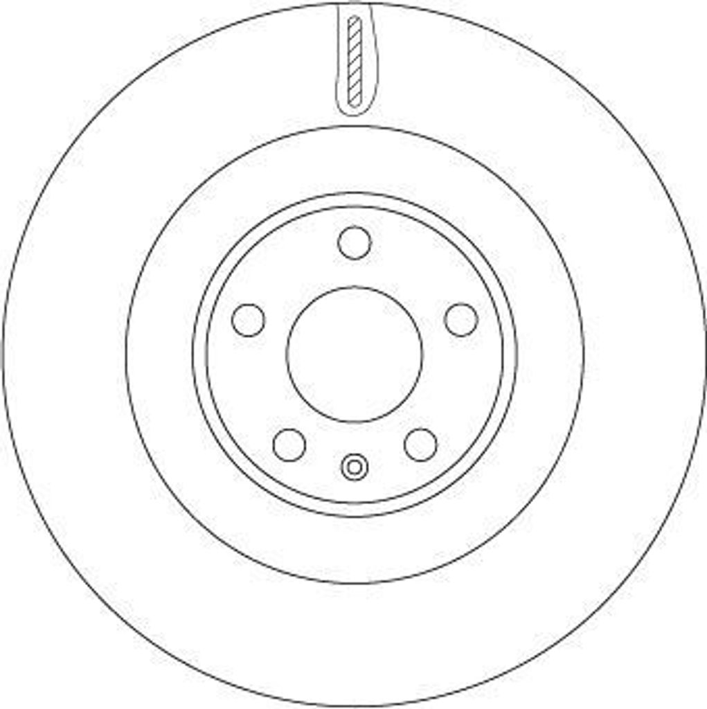 2x TRW Bremsscheibe DF6570 für HONDA HR-V (RU) 48 7mm 282mm