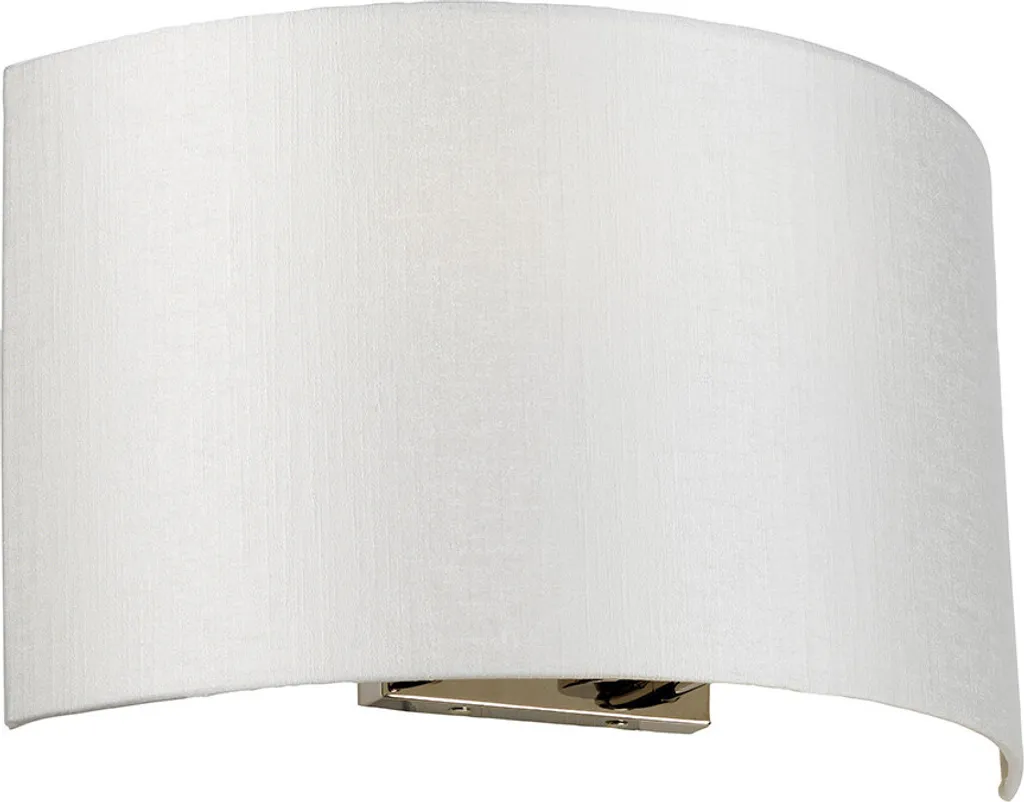 Applique Murale Cooper 2xE27 : Solution Éclairage Chic Chrome et Crème