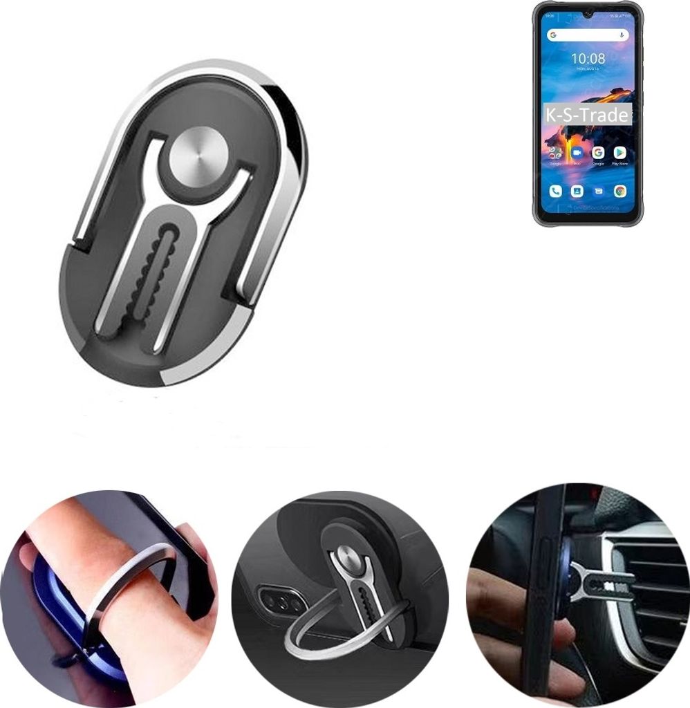 K-S-Trade 3in1 Smartphone-Ring Handy-Ring kompatibel mit Produktbild 