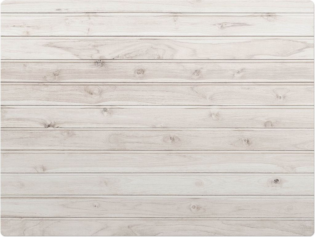 Helle Holzbretter – Bodenschutzmatte – Rutschfest – Schutzmatte für Büro – Vinylmatte – Stuhlunterlage – 120 x 90 cm