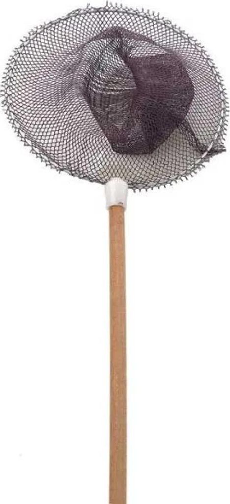 Evia Hand Held Shrimping Kescher Braun,Schwarz 125 cm / Hoop 25 cm Braun,Schwarz 125 cm / Hoop 25 cm