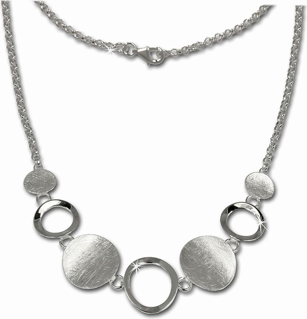 SilberDream Kette Collier für Damen Elemente 45cm Sterling Produktbild 