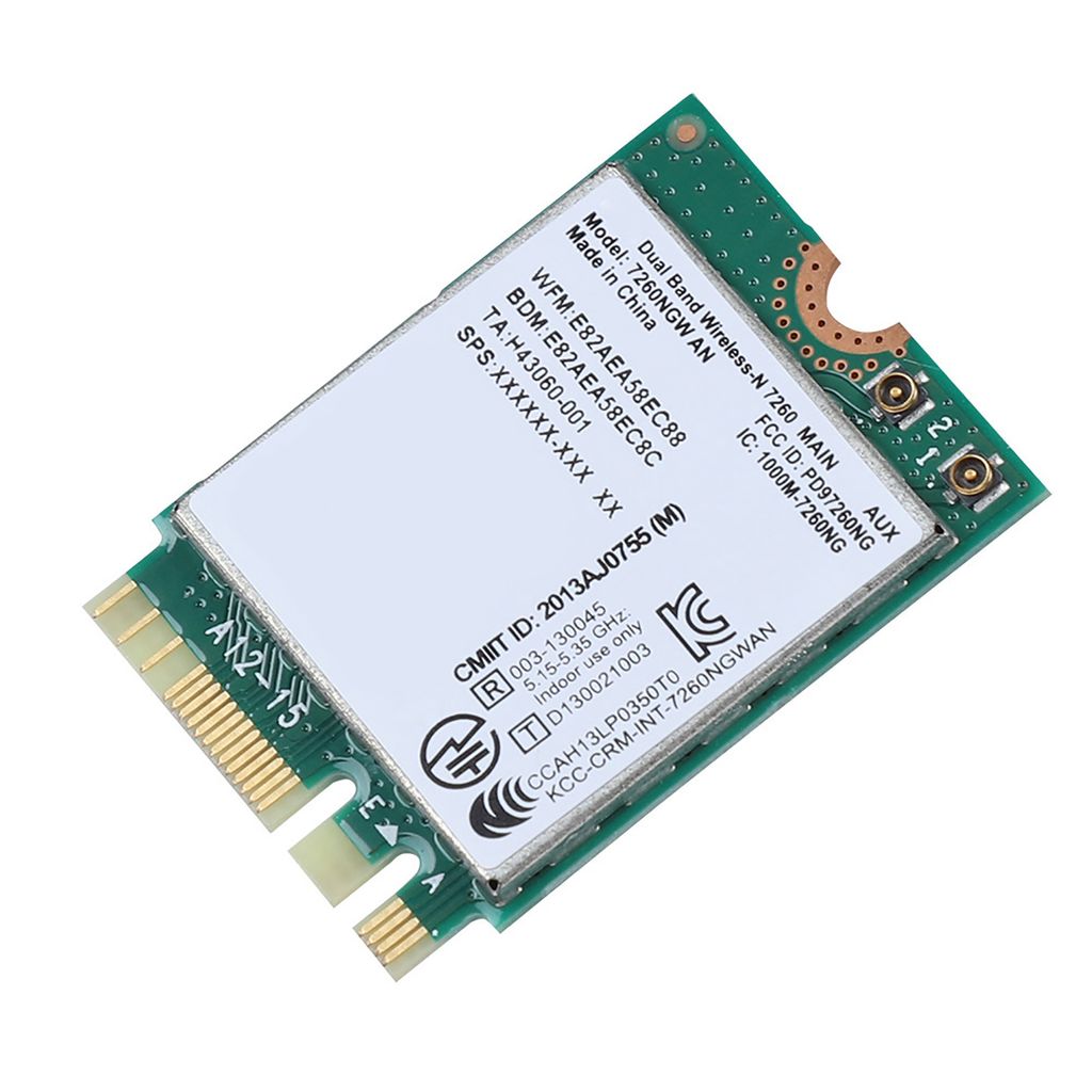 Für Intel 7260NGW EINE Drahtlose WIFI Karte 2,4G/5G Bluetooth 4,0 Netzwerk Karte
