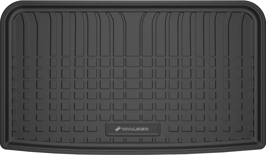 WALSER Premium Kofferraumwanne für VW Sharan (7N1, 7N2) 05/2010-11/2022, 100% passgenaue Kofferraum Schutzmatte - EU, robuste Antirutschmatte Auto