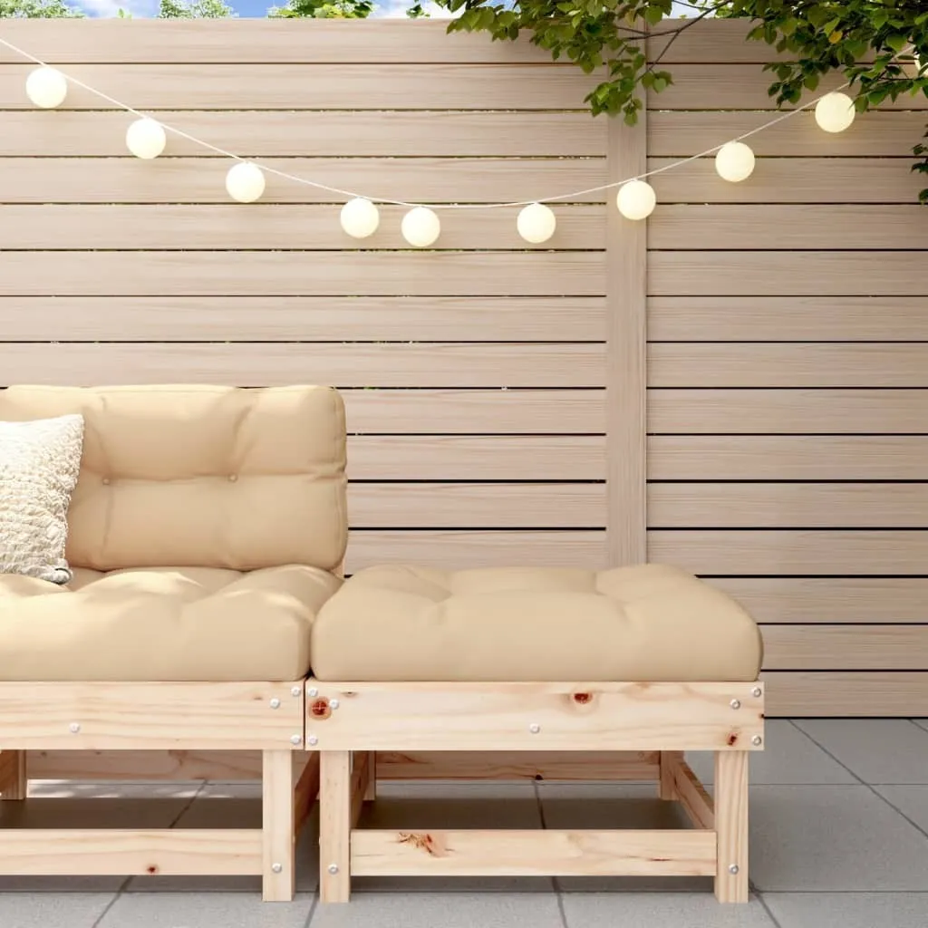 Sgabello Esterno Pino Massiccio e Cuscino Comfort | Design Modulare - 2