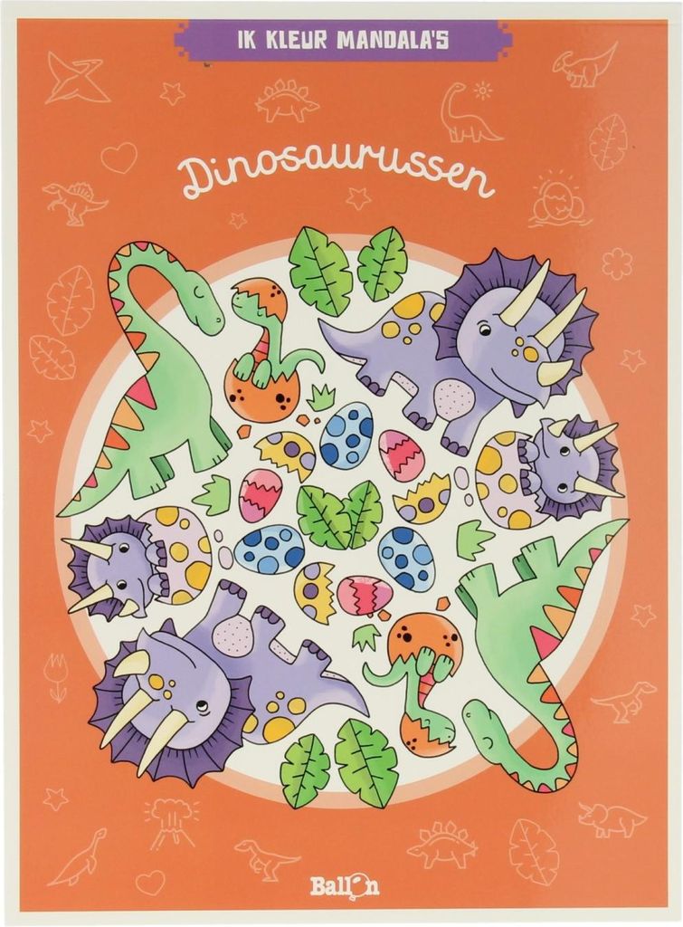Gewinnt Holland I Color Mandalas Dinosaurier