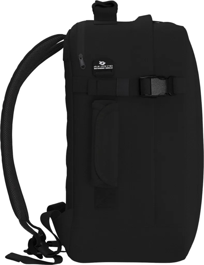 CabinZero Classic Tech 28L Absolu Noir - Sac à dos cabine avec compartiment PC
