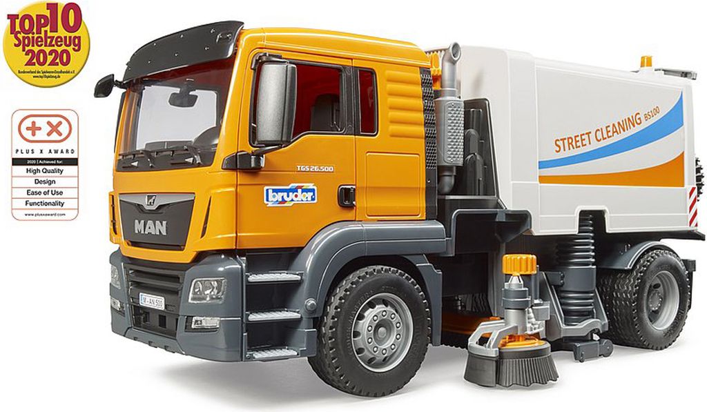 Bruder 03780 MAN TGS Nákladní automobil pro čištění ulic Obrázek produktu 5