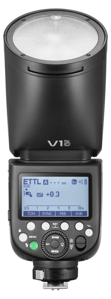 Godox V1Pro, 1,5 s, Bezdrátové připojení, 32 kanály/kanálů, Obrázek produktu 