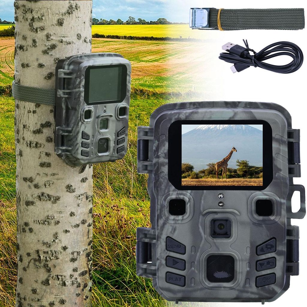 Kompakte Wildkamera, Full HD, PIR Bewegungssensor, Produktbild 