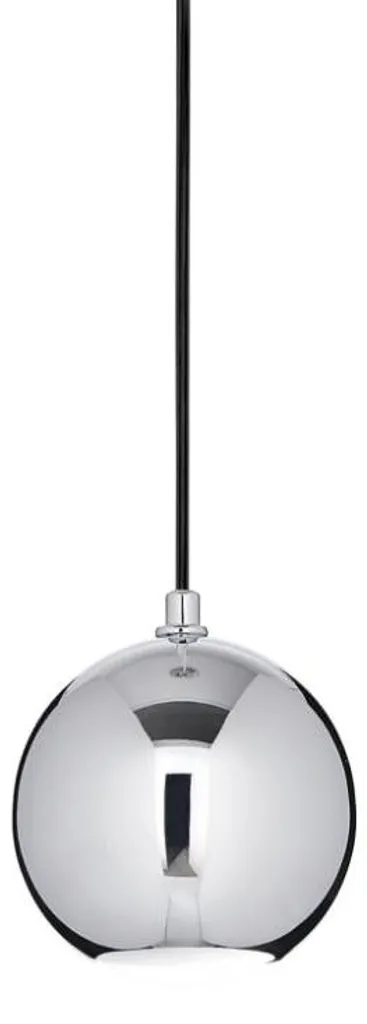 Suspension MR JACK en chrome brillant - Lustre 1 lumière format 73 cm