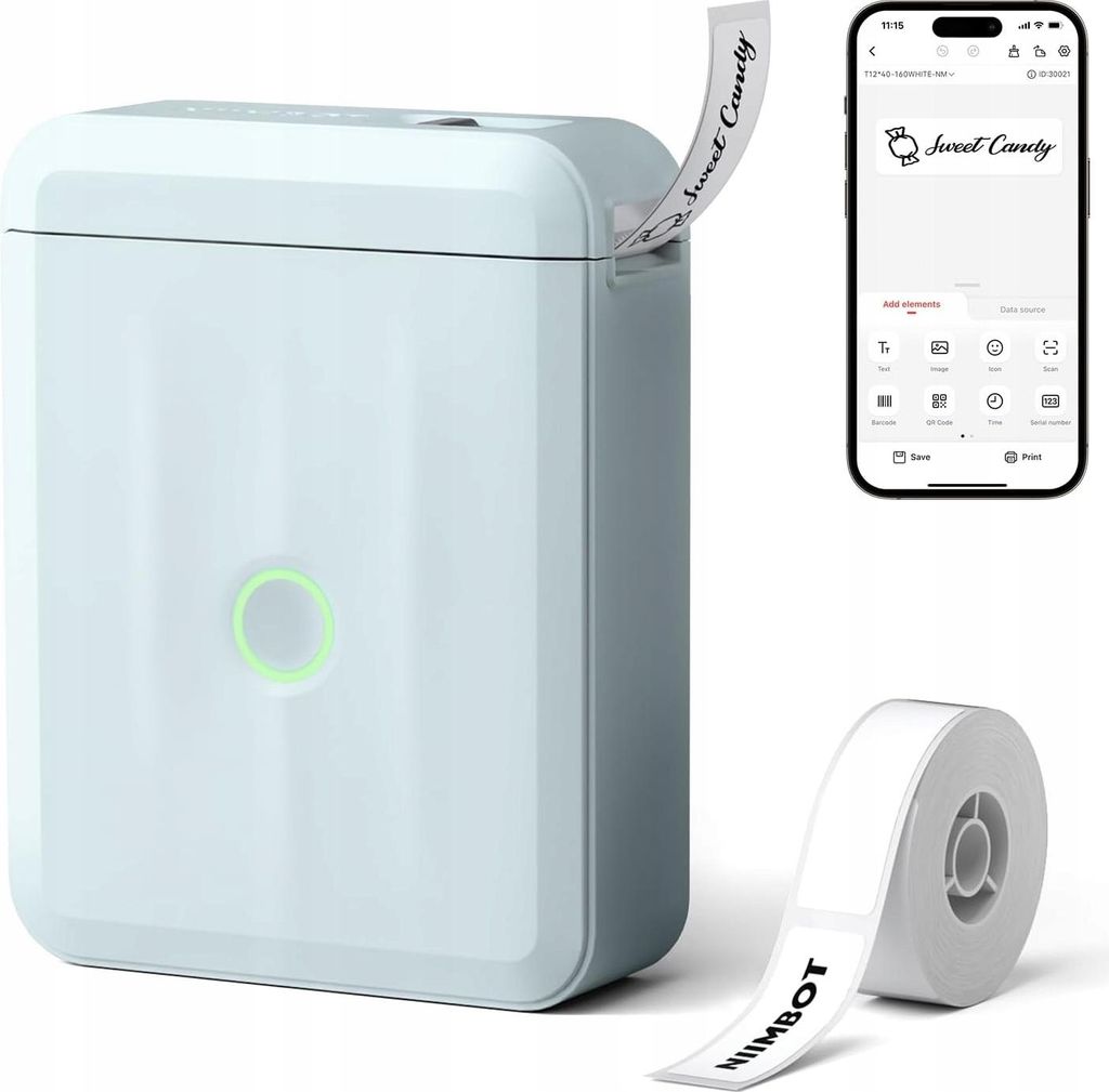 Imprimante thermique pour étiquettes autocollantes Niimbot Image du produit 