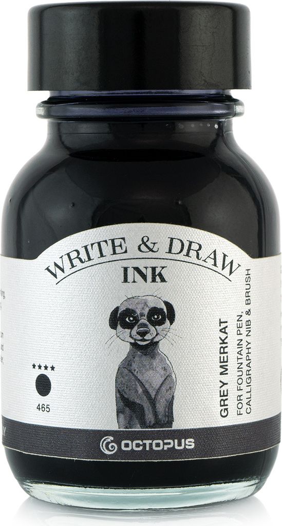 Write and Draw Ink 465 Grey Merkat, Schreib- und Zeichentusche, 50 ml