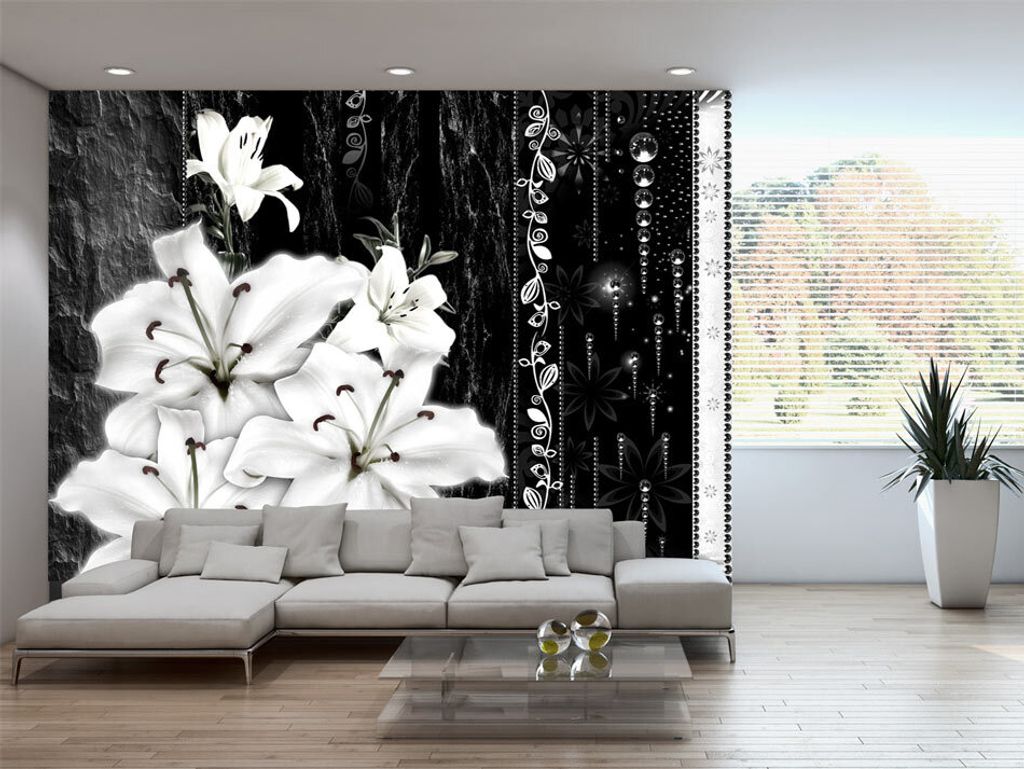 Vlies Fototapete 400x280 cm Tapeten Wandtapete XXL Blumen 10110906-97