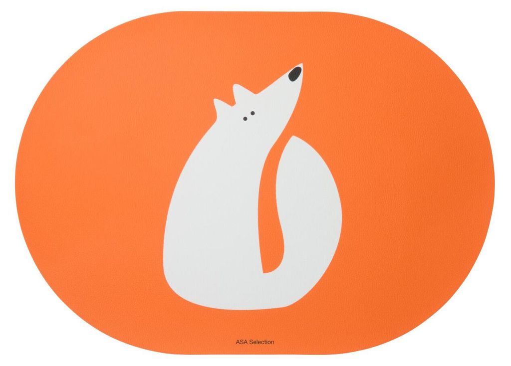 ASA Selection Tischset Kinder Buddies Lederoptik | Fuchs : Fuchs Motiv: Fuchs