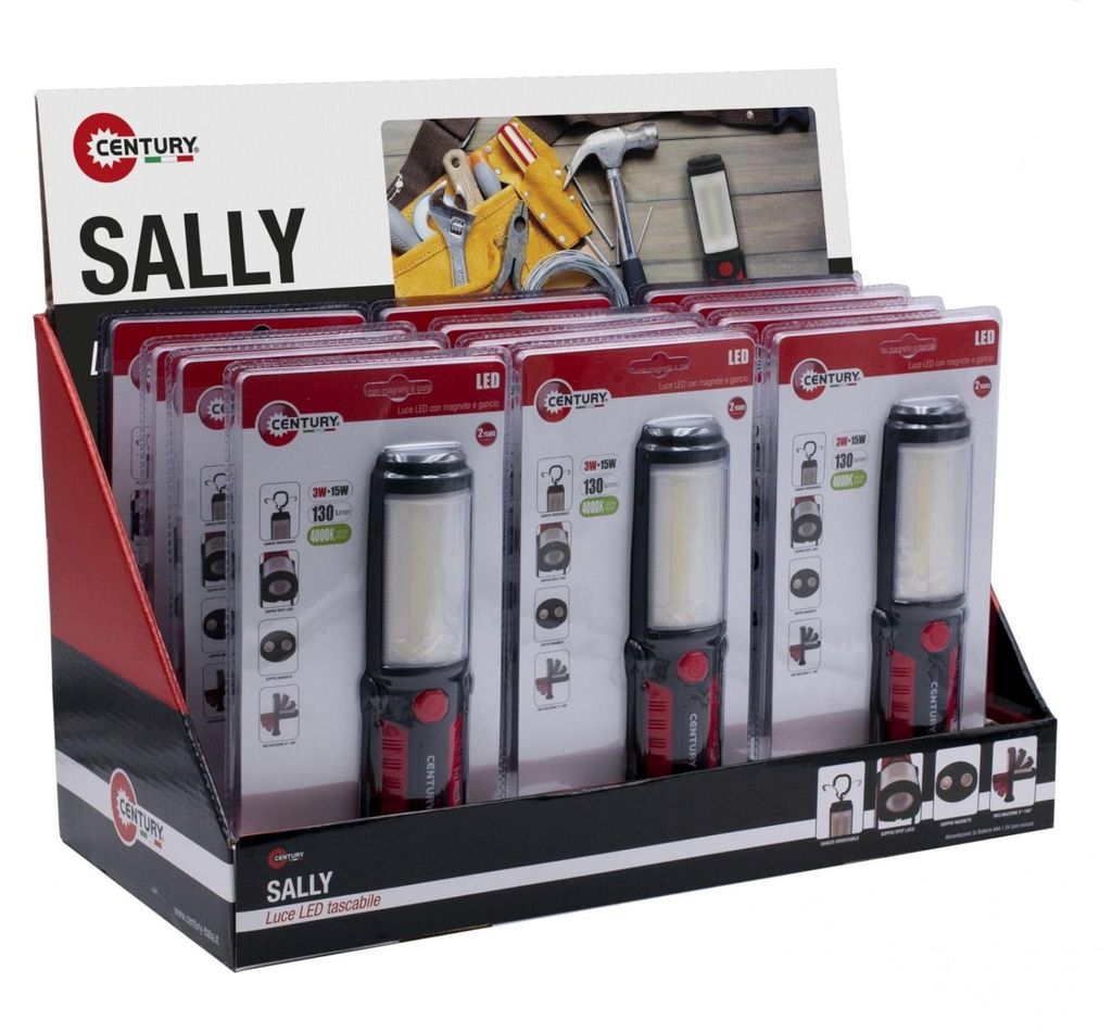 CENTURY LED-Taschenlampe 3W 4000K 130lm IP20 CEN SLY-030040