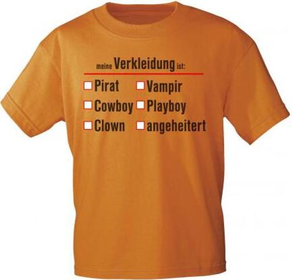 T-SHIRT uni mit Aufdruck - Meine Verkleidung ist - 12692 - Produktbild 