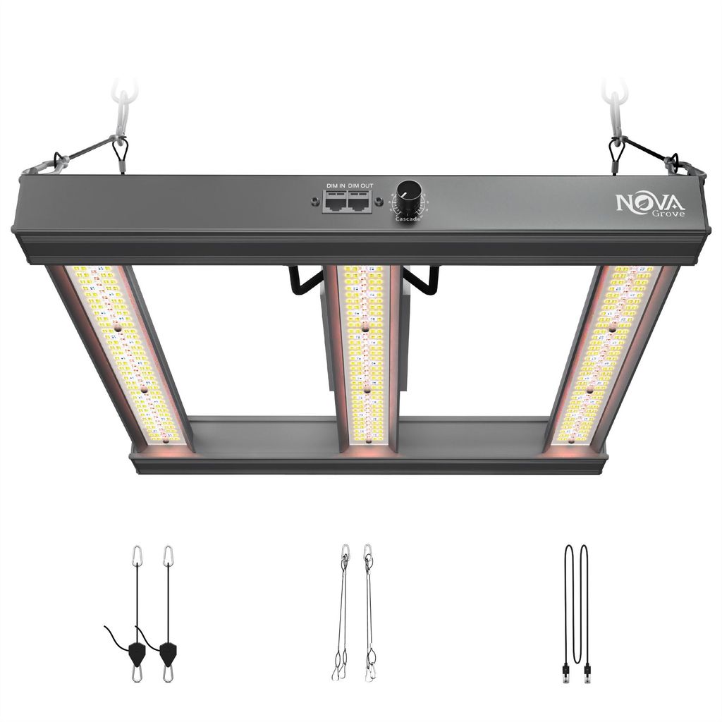 NovaGrove Pflanzenlampe LED Vollspektrum IR, 150W Grow Produktbild 