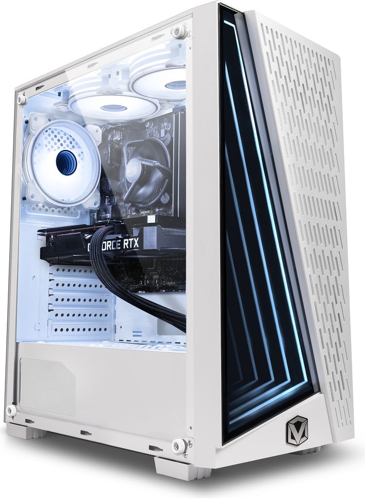 Vibox II-31 Gaming PC Weiß - Intel Core i5 10400F 4,3 GHz - Nvidia GTX 1660 Super 6 GB - 16 GB RAM - 1 TB NVMe M.2 SSD - Windows 11 - WiFi