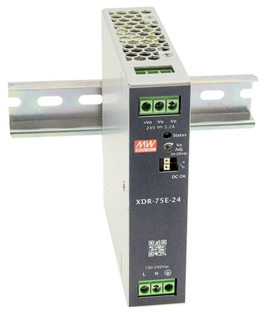 MEANWELL XDR-75E-12 Alimentatore industriale CA-CC guida Immagine del prodotto 
