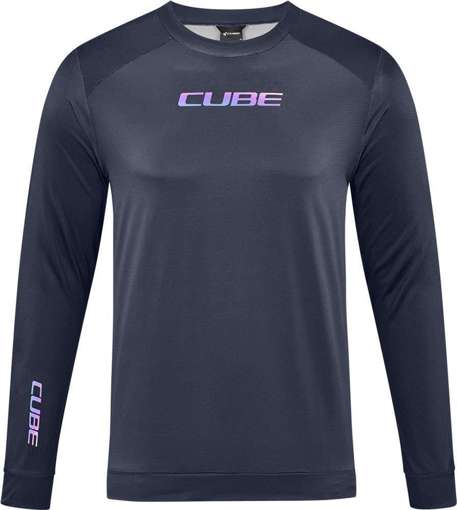 Cube Atx Langarm Enduro Trikot Schwarz M Mann Schwarz M