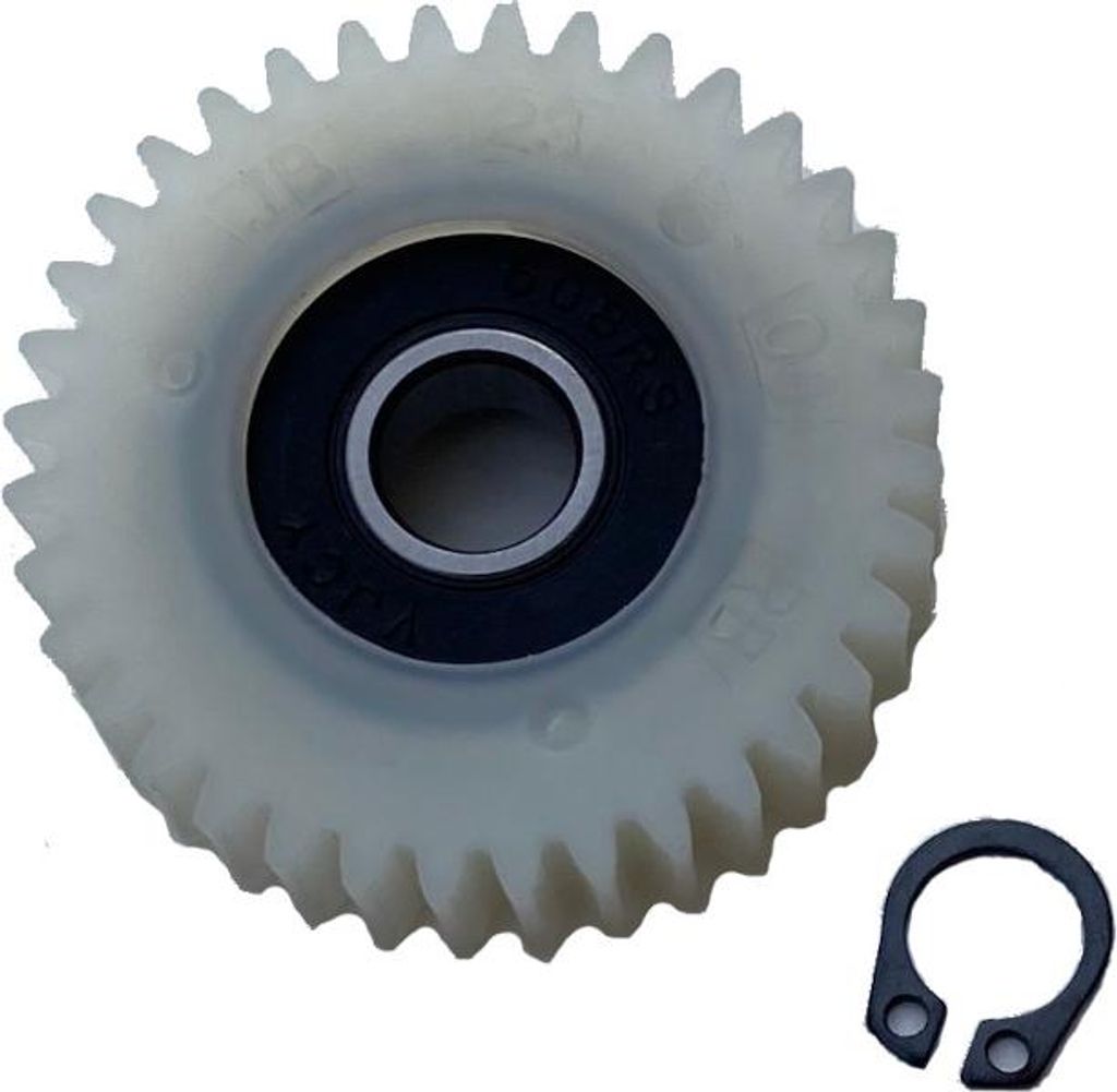 windmeile | Nylon Getriebe Rad Ersatzteil für Nabenmotor 250W, 36T, geräuscharm, mit Kugellager 608RS, E-Bike, Elektro, Fahrrad, Pedelec