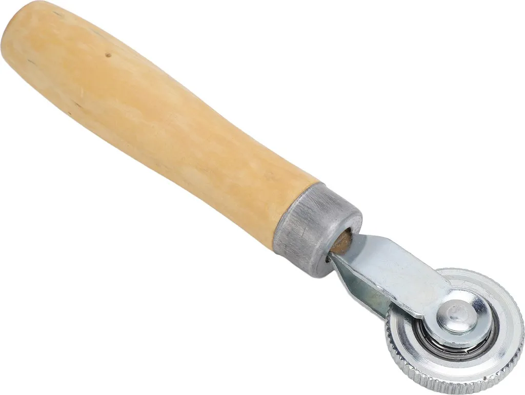 Rullo per Rattoppi Pneumatici Professionale 1.5'' Manico Legno Universale