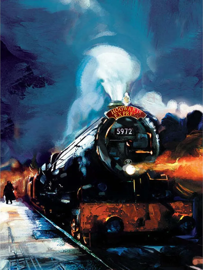 Tableau Harry Potter Hogwarts Express PM3307 - Toile 60x80 cm Multicolore