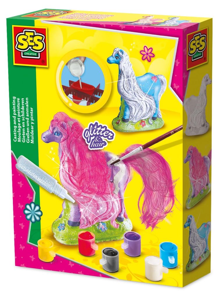 SES Creative Gießen und anmalen - Pferd mit Mähne, Produktbild 